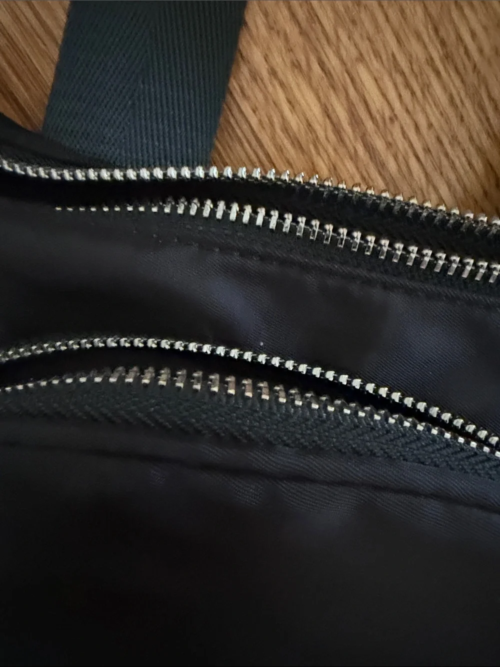 lululemon athletica Black Compact Messenger Crossbody